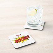 Cartoon Boom Thunder_Cove Bier Onderzetter (Rechterzijde)