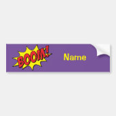 Cartoon Boom Thunder_Cove Bumpersticker (Voorkant)
