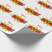 Cartoon Boom Thunder_Cove Cadeaupapier (Hoek)