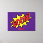 Cartoon Boom Thunder_Cove Canvas Afdruk (Voorkant)