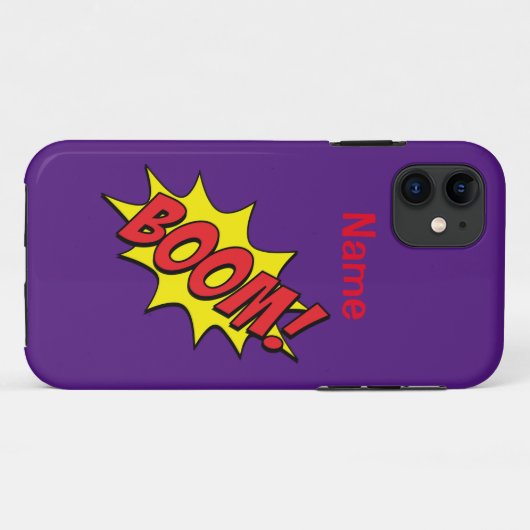 Cartoon Boom Thunder_Cove Case-Mate iPhone Case (Achterkant (horizontaal))