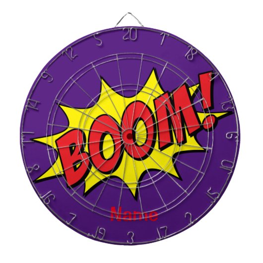 Cartoon Boom Thunder_Cove Dartbord (Voorkant)