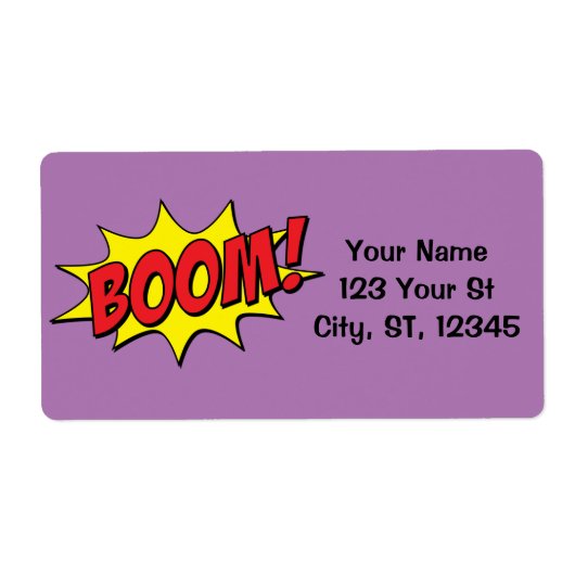 Cartoon Boom Thunder_Cove Etiket (Voorkant)