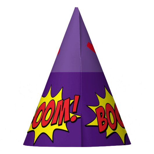 Cartoon Boom Thunder_Cove Feesthoedjes (Achterkant)