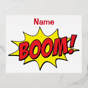 Cartoon Boom Thunder_Cove Folie Feestdagen Briefkaart