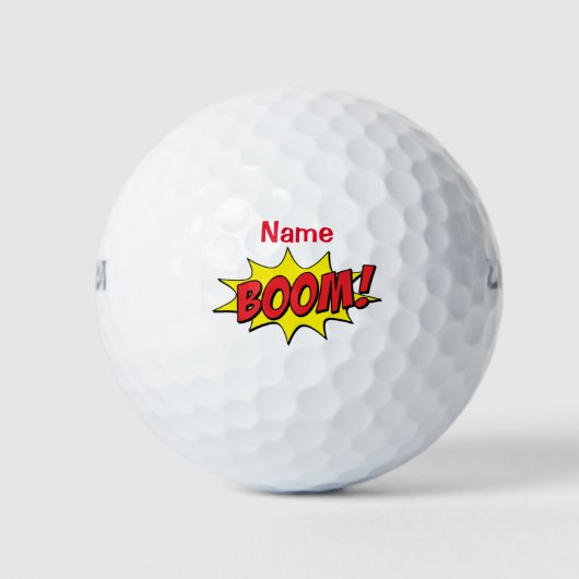 Cartoon Boom Thunder_Cove Golfballen (Voorkant)