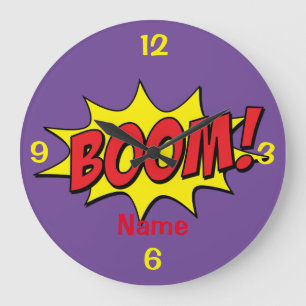 Cartoon Boom Thunder_Cove Grote Klok