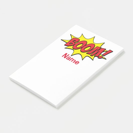 Cartoon Boom Thunder_Cove Post-it® Notes (Schuin)