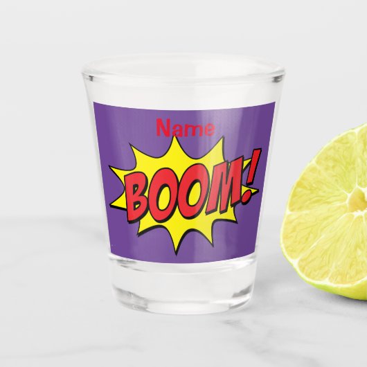 Cartoon Boom Thunder_Cove Shot Glas (Voorkant)