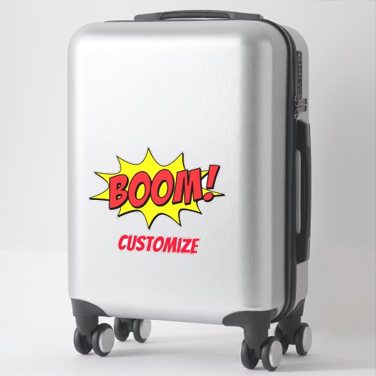 Cartoon Boom Thunder_Cove Sticker (Koffer)