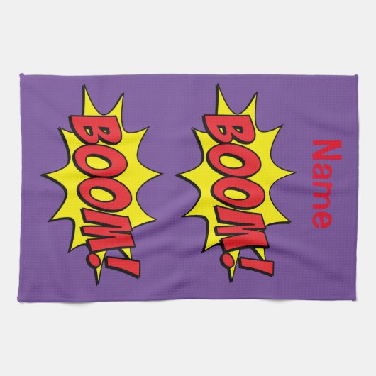 Cartoon Boom Thunder_Cove Theedoek (Horizontaal)