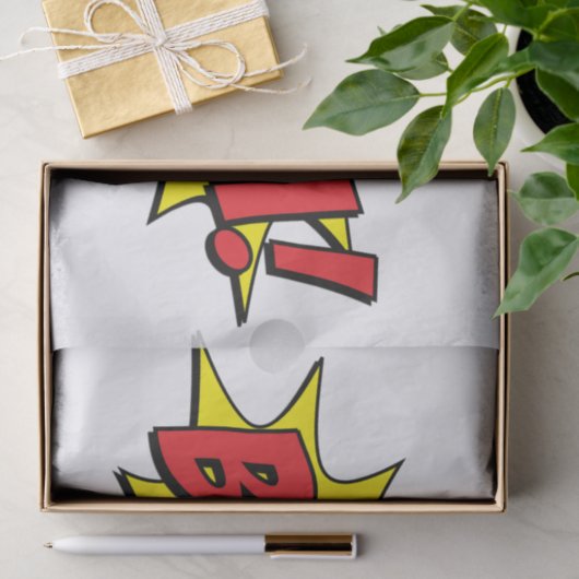 Cartoon Boom Thunder_Cove Tissuepapier (Geschenk)