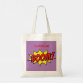 Cartoon Boom Thunder_Cove Tote Bag (Achterkant)