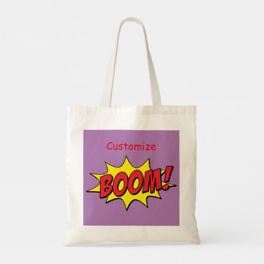 Cartoon Boom Thunder_Cove Tote Bag (Achterkant)