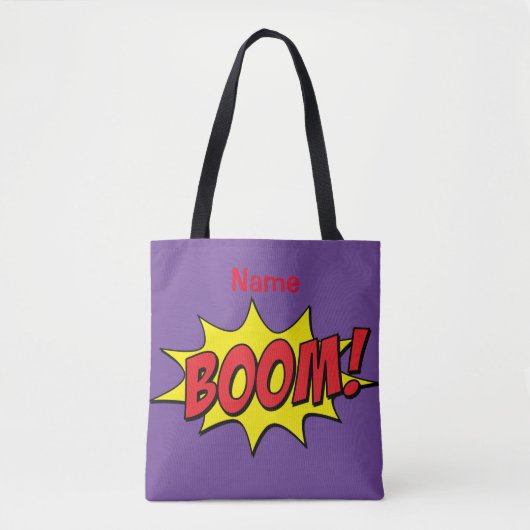 Cartoon Boom Thunder_Cove Tote Bag (Voorkant)