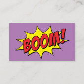 Cartoon Boom Thunder_Cove Visitekaartje (Achterkant)