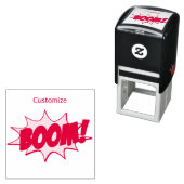 Cartoon Boom Thunder_Cove Zelfinktende Stempel (In situ)