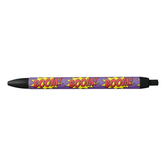 Cartoon Boom Thunder_Cove Zwarte Inkt Pen (Voorkant)
