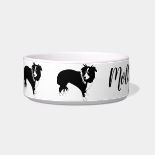 Cartoon Border Collie Molly de Collie Voerbakje