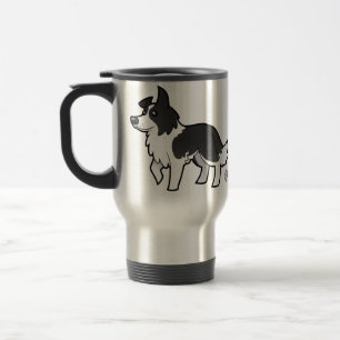 Cartoon Border Collie Reisbeker