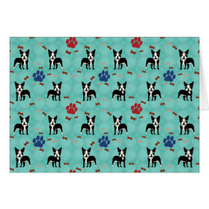 Cartoon Boston Terrier