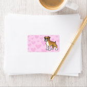 Cartoon Boxer Etiket (Insitu)