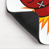 Cartoon Boxing-handschoenen Muismat (Hoek)