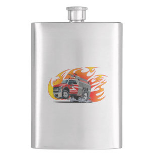 Cartoon brandweerauto flacon