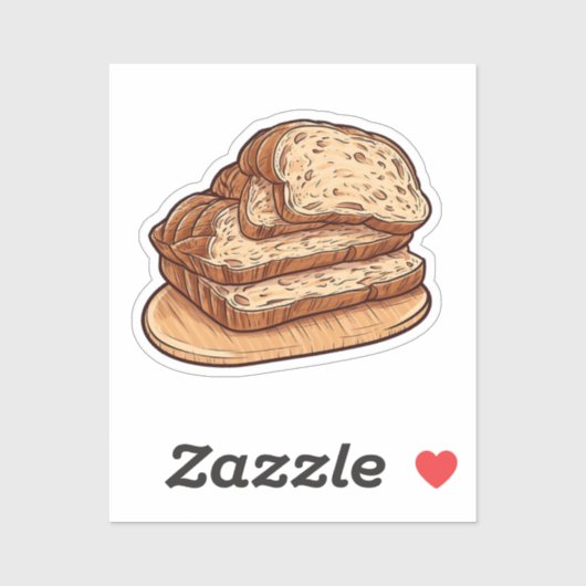 Cartoon bread sticker (Vel)