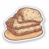 Cartoon bread sticker (Voorkant)