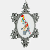 Cartoon Bremen Town Musicians Pewter Ornament (Links)