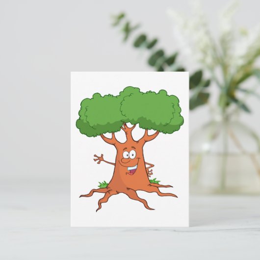 cartoon briefkaart (Staand voorkant)