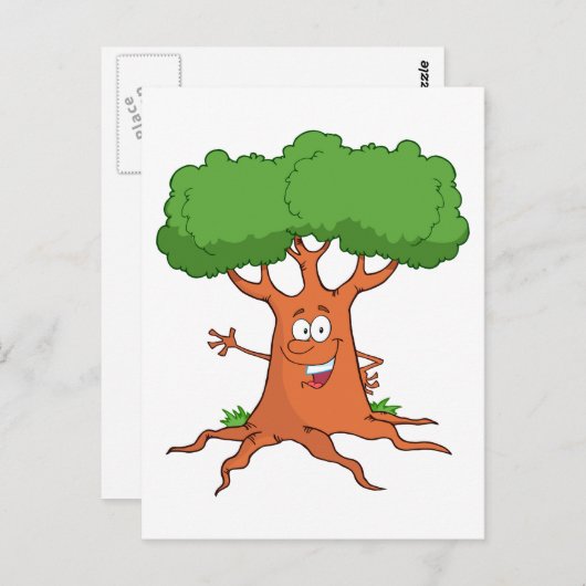 cartoon briefkaart (Voorkant / Achterkant)