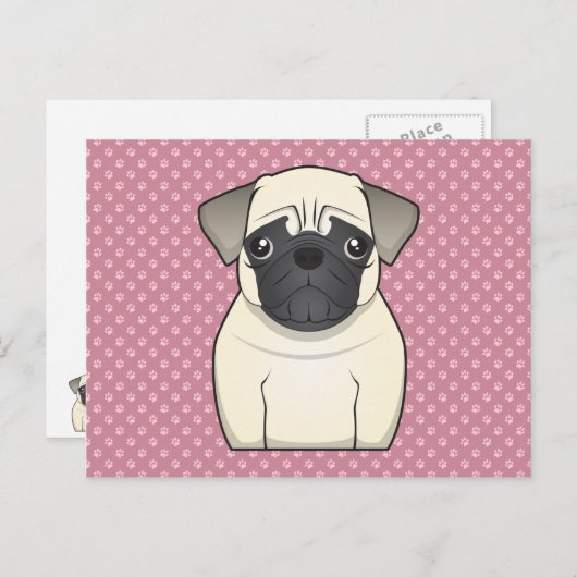 Cartoon Briefkaart (Voorkant / Achterkant)