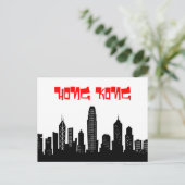 Cartoon briefkaart Hongkong (Staand voorkant)