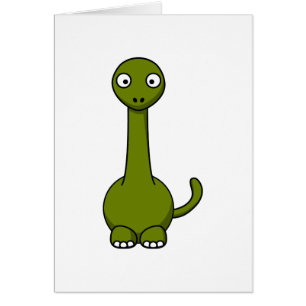 Cartoon brontosaurus