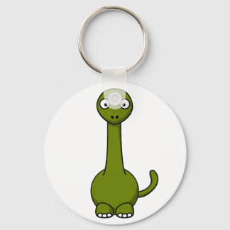 Cartoon brontosaurus sleutelhanger