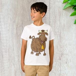 Cartoon Brown Koe T-shirt