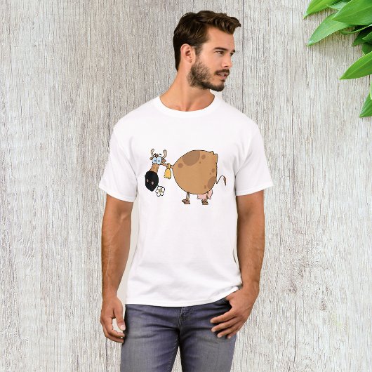 Cartoon Brown Koe T-shirt