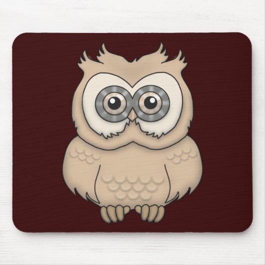 Cartoon Brown Owl Muismat (Voorkant)