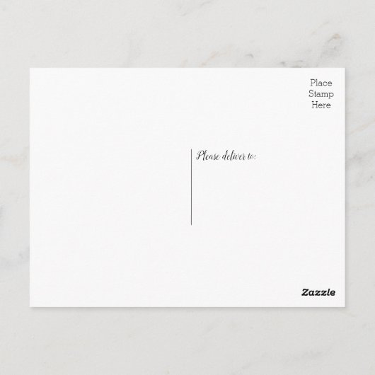 Cartoon bruid & bruidegom bruiloft Dank u Briefkaart (Achterkant)