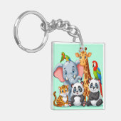 Cartoon Buddies Sleutelhanger (Voorkant Links)