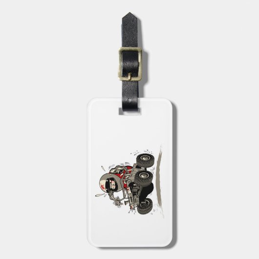 Cartoon Buggy Bagagelabel (Voorkant verticaal)