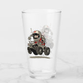 Cartoon Buggy Glas (Achterkant)