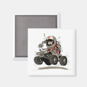 Cartoon Buggy Magneet (Voorkant / Achterkant)