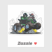Cartoon buggy sticker (Vel)