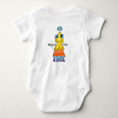 Cartoon buitenaardse ster romper (Achterkant)