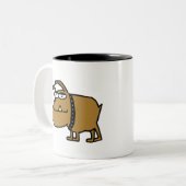 Cartoon Bulldog Mok (Voorkant links)