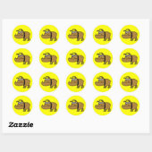 Cartoon Bulldog Stickers (Vel)