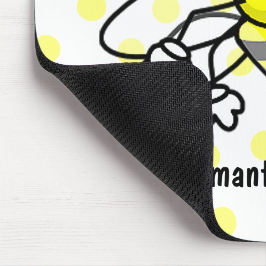 Cartoon Bumble Bee Mousepad Muismat (Hoek)